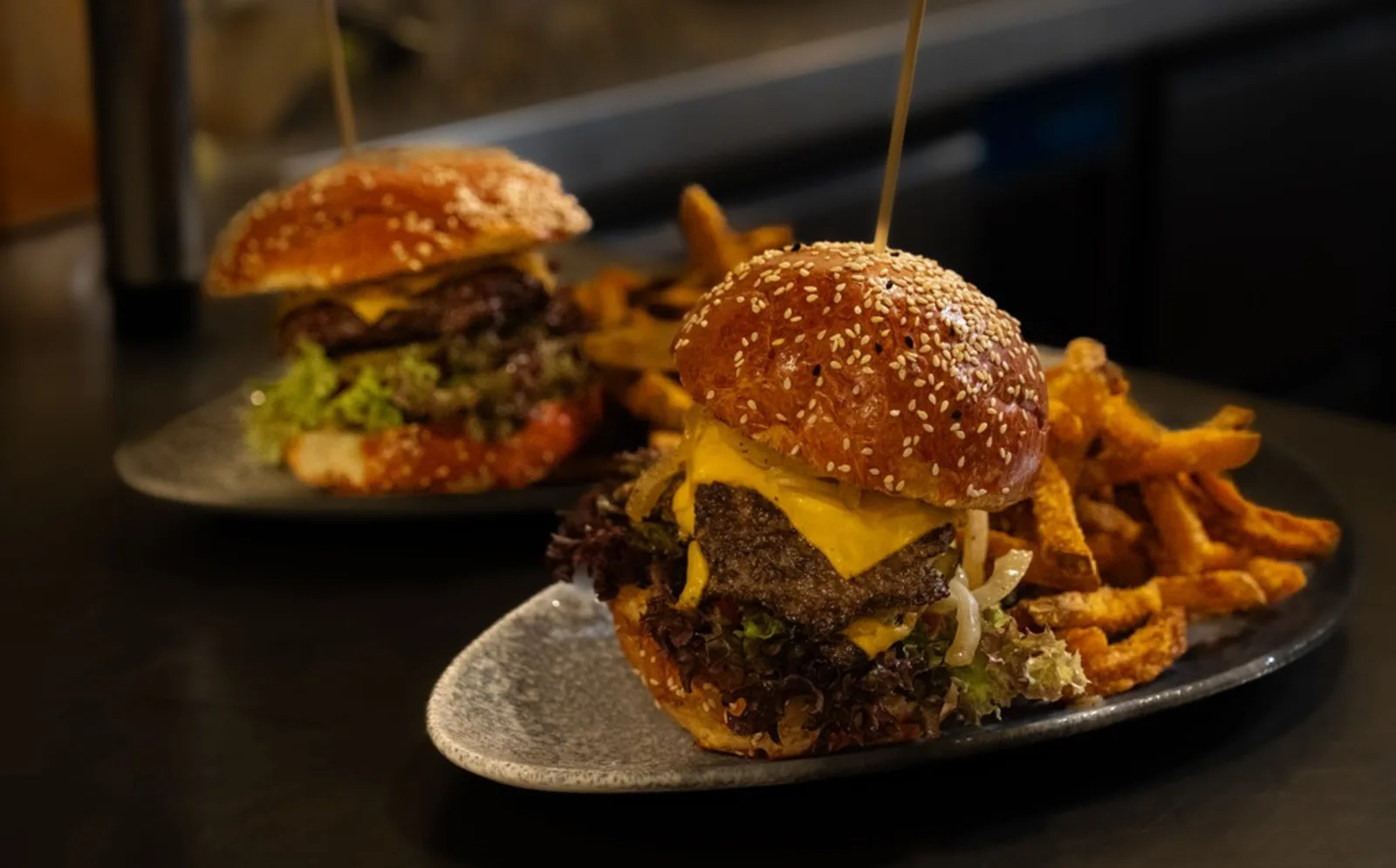Burger im BarbeQube